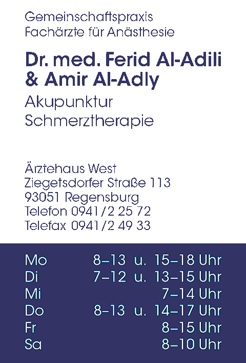 &auml;rzte regensburg al-adili ziegetsdorf